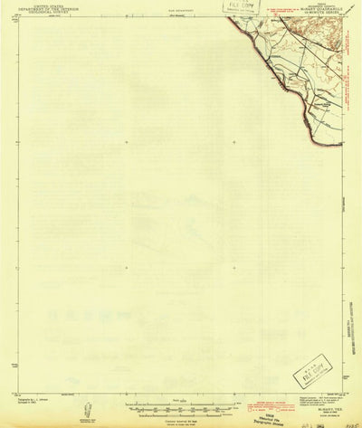 United States Geological Survey Mcnary, TX (1943, 62500-Scale) digital map
