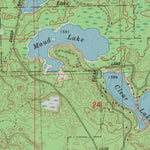 United States Geological Survey Mcnaughton, WI (1982, 24000-Scale) digital map