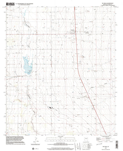 United States Geological Survey Mcneal, AZ (1996, 24000-Scale) digital map