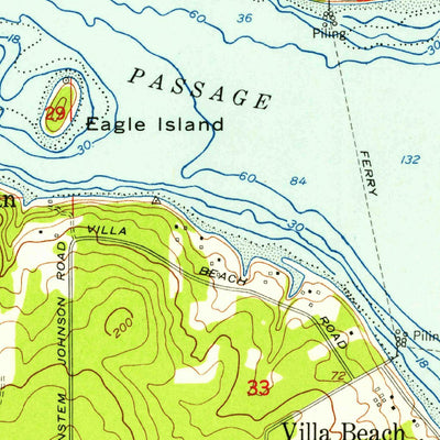 United States Geological Survey Mcneil Island, WA (1948, 24000-Scale) digital map