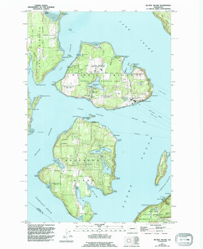 United States Geological Survey Mcneil Island, WA (1959, 24000-Scale) digital map