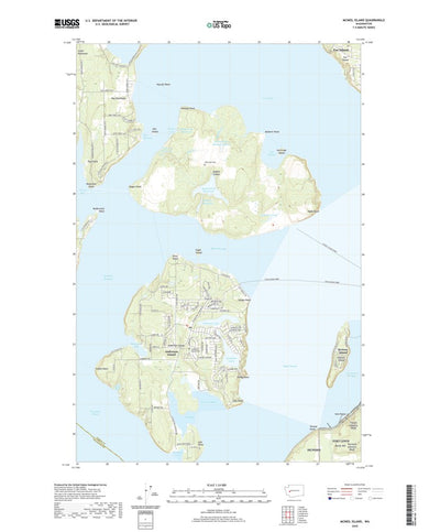 United States Geological Survey McNeil Island, WA (2020, 24000-Scale) digital map