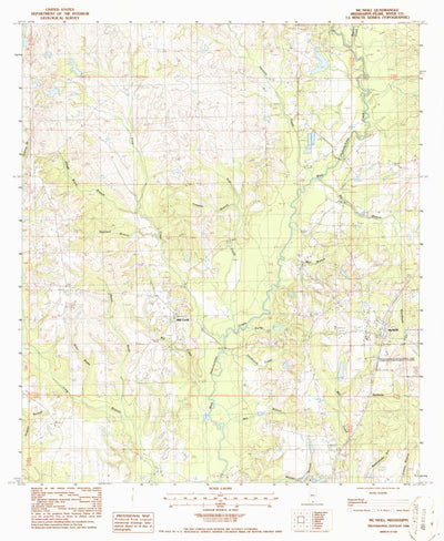 United States Geological Survey Mcneill, MS (1986, 24000-Scale) digital map