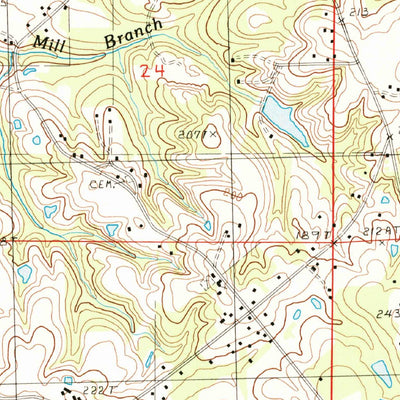 United States Geological Survey Mcneill, MS (1986, 24000-Scale) digital map