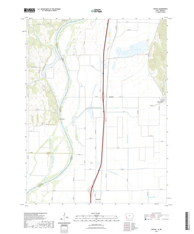United States Geological Survey McPaul, IA (2022, 24000-Scale) digital map
