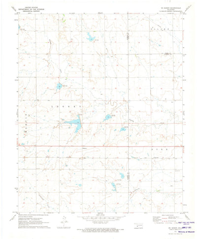 United States Geological Survey Mcqueen, OK (1971, 24000-Scale) digital map
