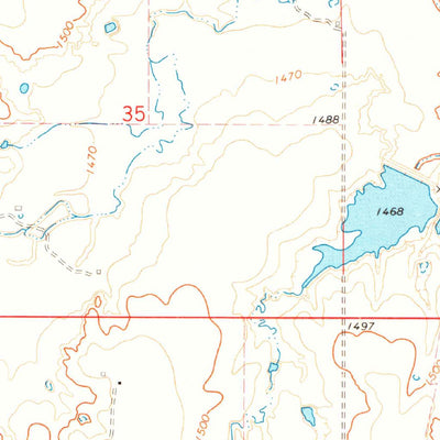 United States Geological Survey Mcqueen, OK (1971, 24000-Scale) digital map