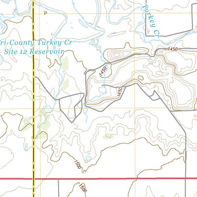 United States Geological Survey McQueen, OK (2022, 24000-Scale) digital map