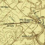 United States Geological Survey Mcqueeney, TX (1924, 48000-Scale) digital map