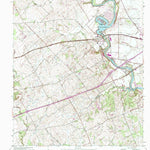 United States Geological Survey Mcqueeney, TX (1958, 24000-Scale) digital map