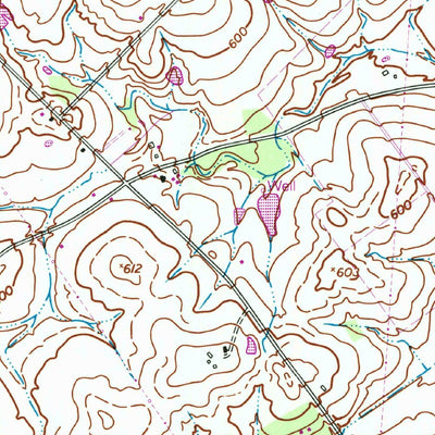 United States Geological Survey Mcqueeney, TX (1958, 24000-Scale) digital map