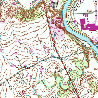 United States Geological Survey Mcqueeney, TX (1958, 24000-Scale) digital map