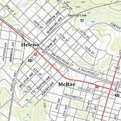 United States Geological Survey McRae, GA (2020, 24000-Scale) digital map