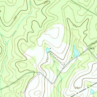 United States Geological Survey Mcrae NW, GA (1972, 24000-Scale) digital map