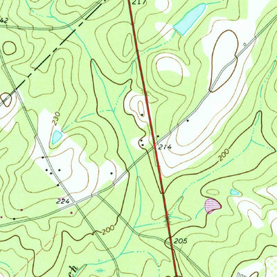 United States Geological Survey Mcrae NW, GA (1972, 24000-Scale) digital map