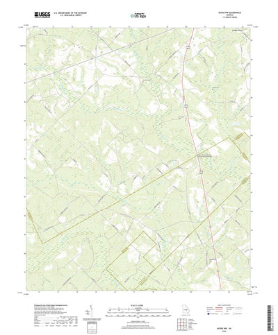 United States Geological Survey McRae NW, GA (2020, 24000-Scale) digital map