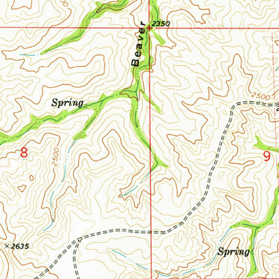United States Geological Survey Mcrae Springs, MT (1973, 24000-Scale) digital map