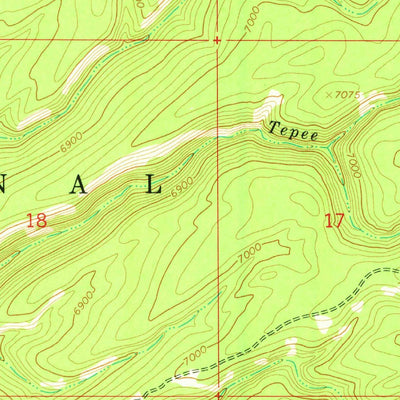 United States Geological Survey Mcrenolds Reservoir, ID-WY (1965, 24000-Scale) digital map