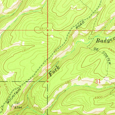 United States Geological Survey Mcrenolds Reservoir, ID-WY (1965, 24000-Scale) digital map