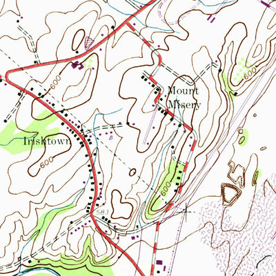United States Geological Survey Mcsherrystown, PA (1944, 24000-Scale) digital map