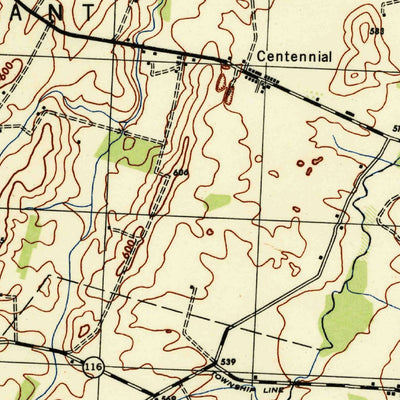 United States Geological Survey Mcsherrystown, PA (1944, 31680-Scale) digital map
