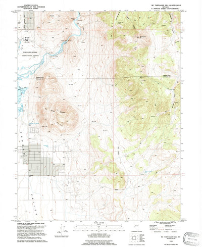 United States Geological Survey Mctarnahan Hill, NV (1994, 24000-Scale) digital map