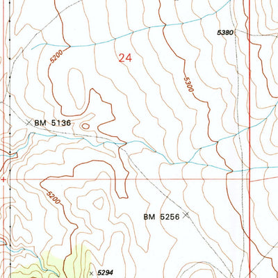 United States Geological Survey Mctarnahan Hill, NV (1994, 24000-Scale) digital map