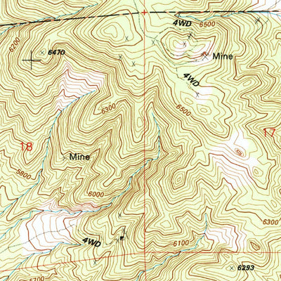 United States Geological Survey Mctarnahan Hill, NV (1994, 24000-Scale) digital map