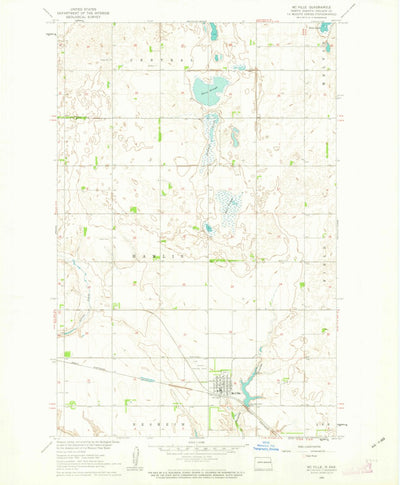United States Geological Survey Mcville, ND (1961, 24000-Scale) digital map