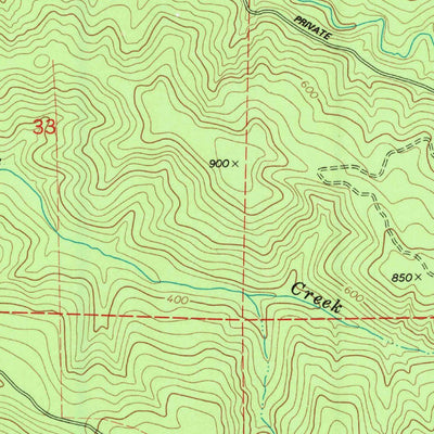 United States Geological Survey Mcwhinney Creek, CA (1979, 24000-Scale) digital map