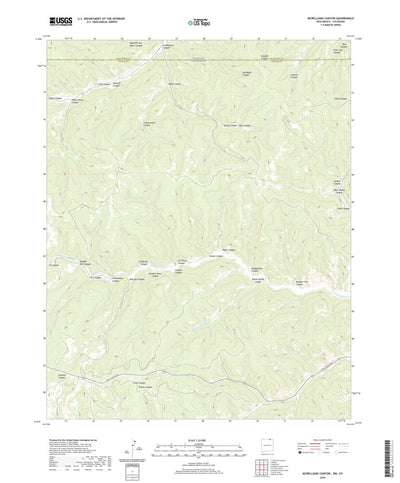 United States Geological Survey McWilliams Canyon, NM (2020, 24000-Scale) digital map