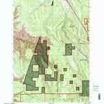 United States Geological Survey Meacham Lake, OR (1995, 24000-Scale) digital map