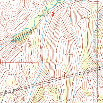United States Geological Survey Meachum Ridge, UT (1998, 24000-Scale) digital map