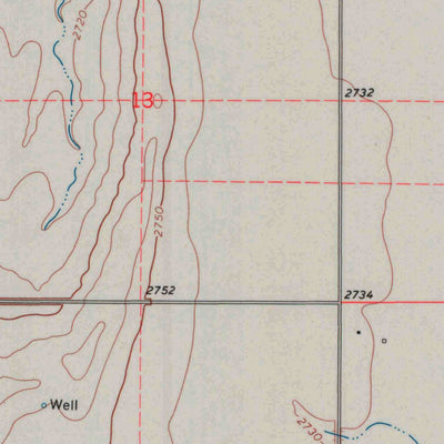 United States Geological Survey Meade NW, KS (1968, 24000-Scale) digital map