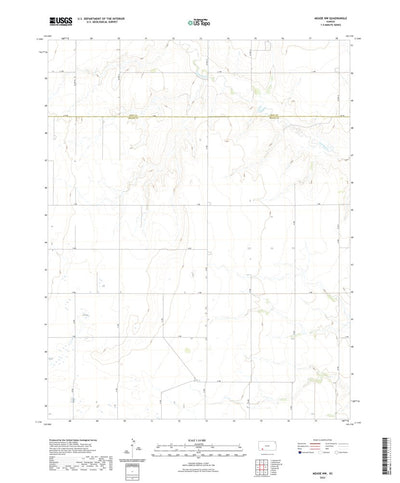 United States Geological Survey Meade NW, KS (2022, 24000-Scale) digital map