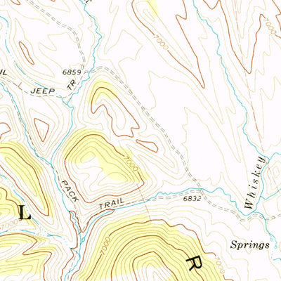 United States Geological Survey Meade Peak, ID (1970, 24000-Scale) digital map