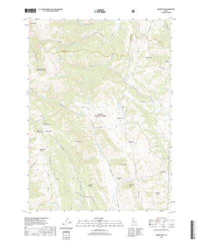 United States Geological Survey Meade Peak, ID (2020, 24000-Scale) digital map