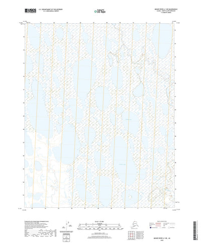 United States Geological Survey Meade River A-1 NE, AK (2020, 25000-Scale) digital map