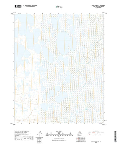 United States Geological Survey Meade River A-1 SE, AK (2020, 25000-Scale) digital map