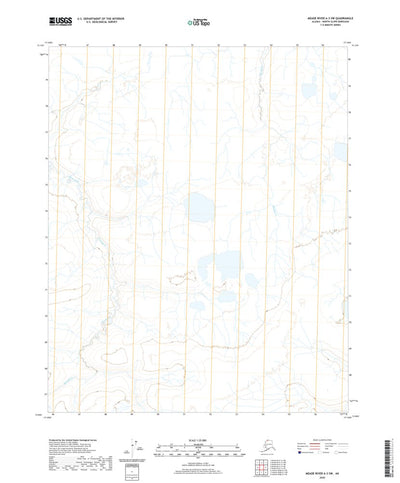 United States Geological Survey Meade River A-3 SW, AK (2020, 25000-Scale) digital map