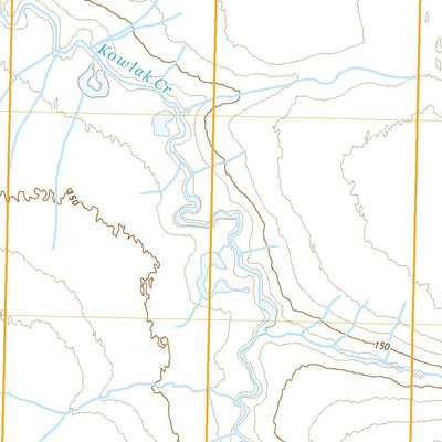 United States Geological Survey Meade River A-3 SW, AK (2020, 25000-Scale) digital map