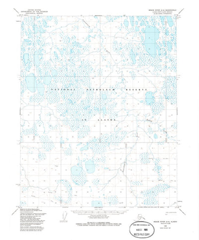 United States Geological Survey Meade River A-4, AK (1955, 63360-Scale) digital map