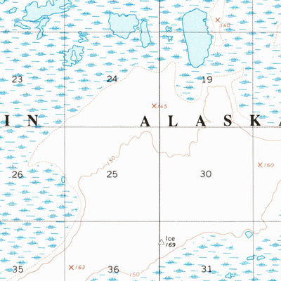 United States Geological Survey Meade River A-4, AK (1955, 63360-Scale) digital map