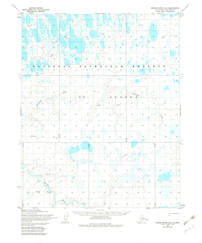 United States Geological Survey Meade River A-5, AK (1955, 63360-Scale) digital map