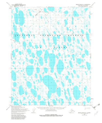 United States Geological Survey Meade River B-1, AK (1955, 63360-Scale) digital map