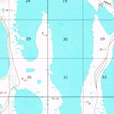 United States Geological Survey Meade River B-1, AK (1955, 63360-Scale) digital map