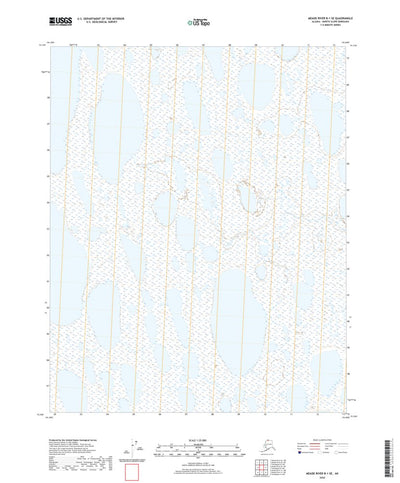 United States Geological Survey Meade River B-1 SE, AK (2020, 25000-Scale) digital map