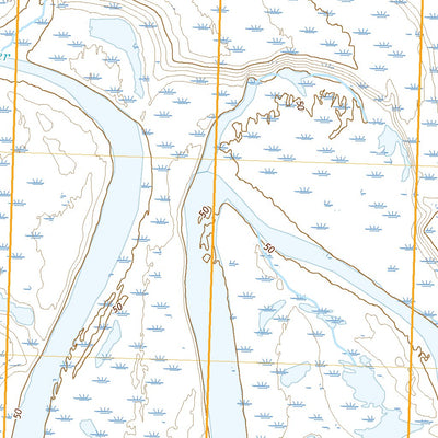 United States Geological Survey Meade River B-2 NW, AK (2020, 25000-Scale) digital map
