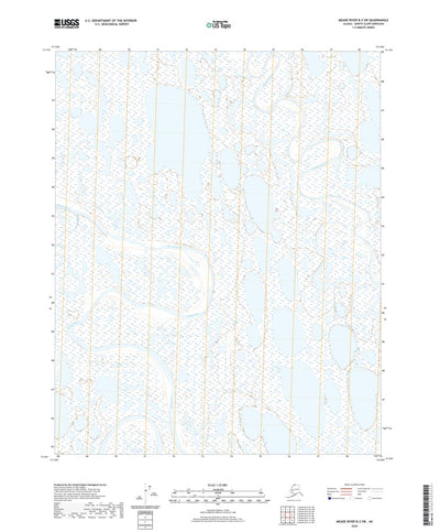 United States Geological Survey Meade River B-2 SW, AK (2020, 25000-Scale) digital map