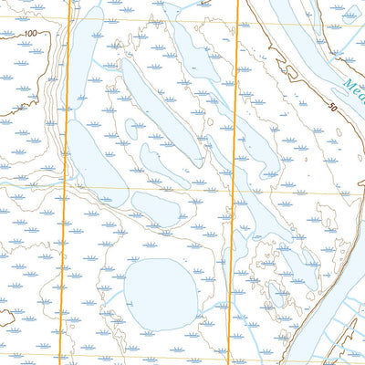 United States Geological Survey Meade River B-3 NE, AK (2020, 25000-Scale) digital map
